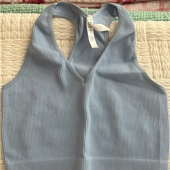 Zenana Outfitters Sky Blue Ribbed Tank Top - Picture 1 of 1